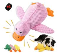 Genérico 2026 New Calming Duck Toy for Dogs, Calming Duck Dog Toy, Stuffed Calming Pillow with Quack Sound, Suitable for Small and Medium-Sized Dogs and Indoor Puppies (Pink,L(45×38cm))