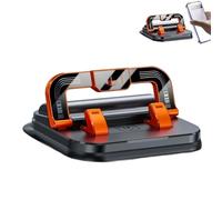 Genérico 2026 New Car Phone Holder 360 Degree Rotation, Car Phone Holder 360 Degree Rotation, Durable One-Hand Operation, Suitable for Sedan/SUV, Navigation, Driving & Phone Mountin (Orange)