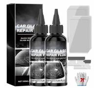 Genérico 2026 New Car Windshield Crack Repair Kit,Car Windshield Crack Repair Fluid,Quick Fix Windshield & Glass Repair Tools,For Automotive Windscreen Tool (2Set, Size)