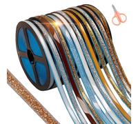 Genérico 2026 New Ceramic Tile Gap Tape, Self-Adhesive Gap Beautifying Caulk Strip, Flexible Sealant Tape for Bathtub Shower Kitchen Sink Toilet Wall Edge Tile Joint Protection (Rose Gold,20 feet*3)