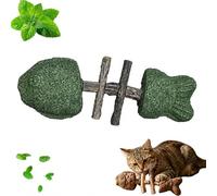 Genérico 2026 New Creative Fish Bone Cat Dental Chew Toy, Silvervine Chew Sticks for Cats, Catnip and Silvervine Chew for Cats Teething and Stress, Durable Wooden Feline Tooth Care Tool (D1PCS)