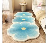 Genérico 2026 New Cute Flower Bath Mat,Flower Pattern Non-Slip Washable Rugs Floor Mat, Machine Washable Rugs for Bedroom Hallway Bedside Study Living Rooms