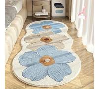Genérico 2026 New Cute Flower Bath Mat,Flower Pattern Non-Slip Washable Rugs Floor Mat, Machine Washable Rugs for Bedroom Hallway Bedside Study Living Rooms