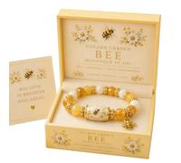 Genérico 2026 new hummingbird beaded bracelet with gift box, Spring Blessings Beaded Charm Bracelet with Bird & Butterfly Design,for Women, Mom, Sister and Friends