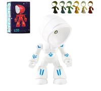 Genérico 2026 New Lonely Robot Cartoon Cute Robot Design Companion Table Light, Mini Creative Robots TableLlamp, Creative Fully Posable Body Bot Style, Magnetic Design for Bedroom Office (White)