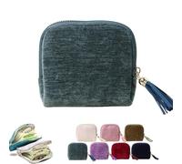 Genérico 2026 New Mini Travel Jewelry Case with Zipper, Portable 5-Layer Velvet Organizer for Rings, Earrings & Bracelets (Blue-B)