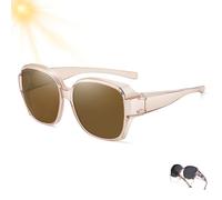 Genérico 2026 New Polarized UV400 Protection Trendy Round Cat-Eye Sunglasses Women'S Cat Eye Sunglasses Polarized (#6)