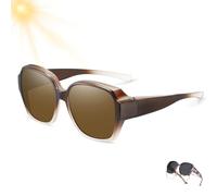 Genérico 2026 New Polarized UV400 Protection Trendy Round Cat-Eye Sunglasses Women'S Cat Eye Sunglasses Polarized (#5)