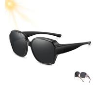 Genérico 2026 New Polarized UV400 Protection Trendy Round Cat-Eye Sunglasses Women'S Cat Eye Sunglasses Polarized (#7)