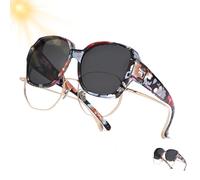 Genérico 2026 New Polarized UV400 Protection Trendy Round Cat-Eye Sunglasses Women'S Cat Eye Sunglasses Polarized (#1)