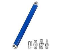 Genérico 2026 New Pro Offset Ratchet Extension, 15 Inch Tight Reach Extension Wrench with 1/2", 1/4" And 3/8" Square Drive Adapters, for Tight Spaces & Automotive Repair (1pcs)