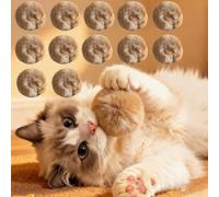 Genérico 2026 New Rabbit Fur Catnip Toy Ball | Soft Fluffy Washable Cat For Bunny Kicks Chase & Indoor Bonding (12pcs)