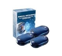 Genérico 2026 New Solar Anti-Freeze Electromagnetic Car Snow Removal Device, Car Interference Antifreeze Instrument, Reusable Defroster Anti-Frost Tool (C#)