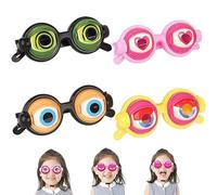 Genérico 2026 New Winking Eye Glasses - Manual Blinking Funny Glasses for Adults, Party Pranks Selfies Costumes Photo Props (4pcs)