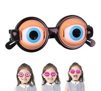 Genérico 2026 New Winking Glasses with Winking Eyes, Kinetic Crazy Eyes Glasses, Pull-String Blinking Crazy Glass for Kids and Adults (A)