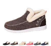 Genérico 2026 New Winter Boots for WomenShoes Comfy Orthopedic Arch Suppor Non Slip House Shoes for Indoor Outdoor Boots (Brown,39)