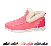 Genérico 2026 New Winter Boots for WomenShoes Comfy Orthopedic Arch Suppor Non Slip House Shoes for Indoor Outdoor Boots (Pink,45)