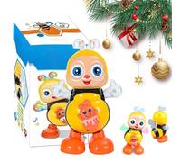 Genérico 2026 Nueva Abejita Chiquitita De Plim Juguete, Abejita Chiquitita Plim, Dancing Bee Toy with Music & Led Lights, Cumpleaños Navidad para Niños Pequeños, Ideal Christmas Gifts