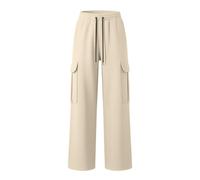 Genérico 2026 Pantalones Cargo de chándal para Hombre Prendas cálidas con Forro Polar y Bolsillos Ideales para Actividades al Libre en Invierno ofrecen Comodidad y Estilo Deportivo