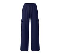 Genérico 2026 Pantalones Cargo de chándal para Hombre Prendas cálidas con Forro Polar y Bolsillos Ideales para Actividades al Libre en Invierno ofrecen Comodidad y Estilo Deportivo