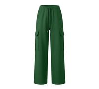 Genérico 2026 Pantalones Cargo de chándal para Hombre Prendas cálidas con Forro Polar y Bolsillos Ideales para Actividades al Libre en Invierno ofrecen Comodidad y Estilo Deportivo