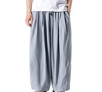 Genérico 2026 Pantalones Cargo para Hombre de Estilo Informal Mallas Sueltas Ideales para Primavera y otoño diseño harén Moderno Prendas amplias y Atractivas Que marcan Tendencia