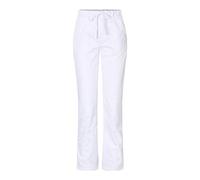 Genérico 2026 Pantalones Naturales de Enfermería con Bolsillo Lateral Pierna Sólida Uniforme Flare Mujer Trajes Conjuntos (White, XXL)