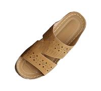 Genérico 2026 Sandalias cómodas sin cordones para mujer, zapatos casuales con punta abierta y tacón de cuña para uso diario en primavera, verano y otoño, con pantalones cortos y vaqueros.