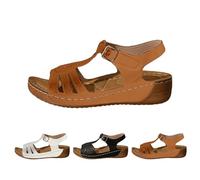 Genérico 2026 Sandalias Deportivas Ortopédicas para Mujer Plataforma Zapatos Verano Comodos Vestir Elegantes Moda Fiesta Sandalia de Cuña Transpirables Flexibles Playa Trekking Senderismo Caminar