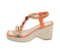 Genérico 2026 Sandalias elegantes para mujer para salidas informales. Diseño de punta abierta y tacón alto. Perfectas para primavera y verano. Un par versátil para jeans.