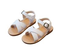 Genérico 2026 Sandalias para niñas pequeñas y niños suela suave estilo romano con tiras y punta abierta, informales cómodas exteriores interiores y juegos para bebés y niñas pequeñas