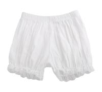 Genérico 2026 Short pour fille, à Porter au quotidien, Avec Bordure en Dentelle, Confortable, Coupe Ample, Sous-vêtement d'été Fin et respirant, pour la Maison, de 4 à 16 ANS (White, 15-16 Years)