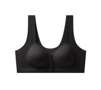 Genérico 2026 Sujetador Cómodo para Mujer Sujetador con Cierre Frontal para Total sin ni cómodo Apoyo Diario con Relleno y diseño sin (Black, L)