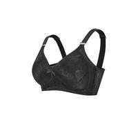 Genérico 2026 Sujetador Cómodo para Mujer Sujetador de Talla Grande con Soporte inalámbrico Ropa Interior cómoda sin Total Camiseta sin Relleno lencería para Uso Diario (Black, 44)