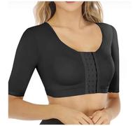 Genérico 2026 Sujetador Cómodo para Mujer Sujetadores con Cierre Frontal para Mujer Total sin Ajustables Transpirables Uso Diario Talla Grande Push up (Black, XXXL)