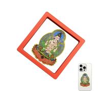 Genérico 2026 - Tarjeta autoadhesiva Buda Tai Sui | Etiqueta engomada de metal Buda tradicional | Decoración para Año Nuevo | Para Mujeres Jóvenes Familia Teléfonos Tabletas Computadoras