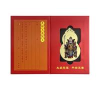 Genérico 2026 Tarjeta De Tai Sui De Metal, Decoración Portátil China de Cobre y Oro, Tarjeta Auspiciosa que Atrae la Suerte, para Hombres Mujeres Padres Hijos Esposos Familia Amigos Colegas