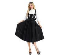 Genérico 2026 Vestido Dirndl Bávaro para el Oktoberfest, Traje Tradicional alemán para el Festival de la Cerveza para Mujer.