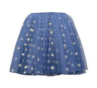 Genérico 2026 Vestido Princesa Tul Estrellas Niñas Falda Ballet Danza (Blue, 6-7 Years)