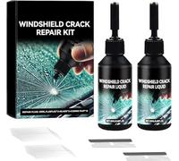 Genérico 2026 Windshield Crack Repair Kit - Upgraded Windshield Chip Repair Kit, Quick Glass Repair Liquid, Long-Lasting for Windshields Windows Mirrors, All Crack Types 20ml (2 Set)