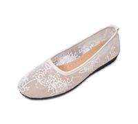 Genérico 2026 Women's Casual Shoes For Daily Wear with Embroidered Mesh Design Comfortable Slip On Flat Bottoms Ideal For Year Round Use Perfectly Pairs with Jeans For Effortless Style