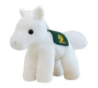 Generico 2026 Year Horse Plush Mascot | Short Plush 21cm 140g Slim Limbs Body | Cute Stuffed Figure | Birthday Present Party Favor Keepsake Boys Girls