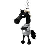 Genérico 2026 Year Of The Horse Mascot Keychain | Horse Cuddly Toy Keyring, Soft Plush Toy Bag Pendant, Funny And Versatile Accessory For Backpacks, Bags, Keys Or Cars