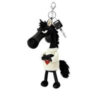 Genérico 2026 Year Of The Horse Mascot Keychain | Horse Cuddly Toy Keyring, Soft Plush Toy Bag Pendant, Funny And Versatile Accessory For Backpacks, Bags, Keys Or Cars
