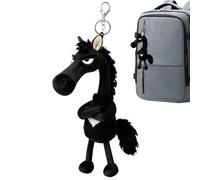 Genérico 2026 Year Of The Horse Mascot Keychain | Horse Cuddly Toy Keyring, Soft Plush Toy Bag Pendant, Funny And Versatile Accessory For Backpacks, Bags, Keys Or Cars