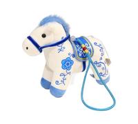 Genérico 2026 Year of The Horse Mascot Plush Figurine - Crystal Ultra-Soft Blue & White Decoration | Cute Horse Stuffed Animal Gift for Girlfriend, Children, Men, Women, Kids, Teens