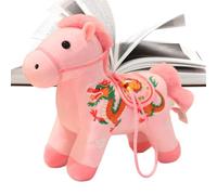 Generico 2026 Year of the Horse Mascot Plush Pendant - HorsePlush Toy | 2026 Cute Festive Hugging Doll | Chinese Horse Plush Toy for Birthday Chinese New Year Christmas Home Decor Nursery Room
