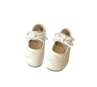 Genérico 2026 Zapatillas de bebé niña para Sus Primeros Pasos, con Suela Blanda, Cordones y Ribete de Encaje Floral, Ideales para bebés y niñas pequeñas