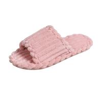 Genérico 2026 Zapatillas de Pana de Comercio Exterior con una Sola Palabra y Punta Abierta para Adultos, Hombres y Mujeres, para Interiores