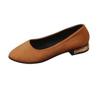 Genérico 2026 Zapatos Casuales de Mujer para el Trabajo, Citas y Ocio. Diseño cómodo sin Cordones con Punta Cerrada y tacón de Bloque para Usar Todo el año.